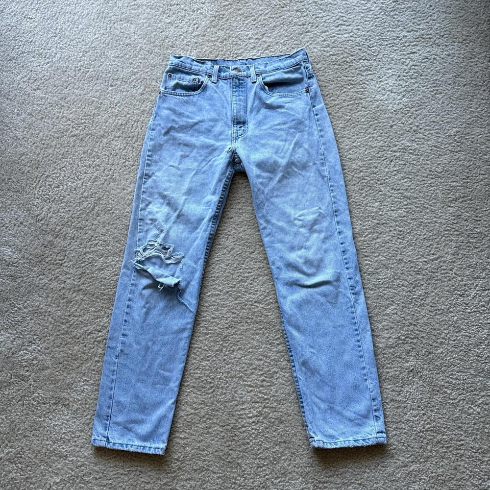 Levi’s 505 Blue Distressed Jeans